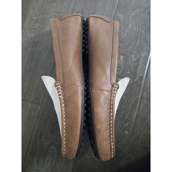 Polo Ralph Lauren Leather & Canvas Driving Loafers – Men’s Size 14 - Picture 8 of 12